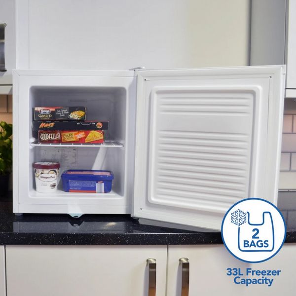 Igenix 3L Table Top Freezer With Lock White