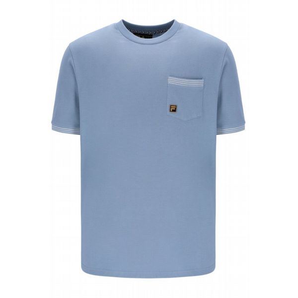 FILA OTTO POCKET TEE WITH TIPPING DETAILS MENS-FADED DENIM