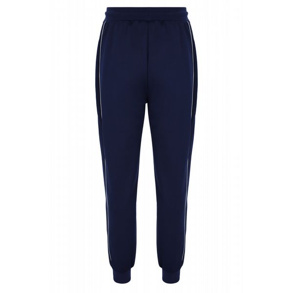 FILA HOLLYN WOMENS PIPING JOGGER WITH RIB WAISTBAND CUFFS- FILA NAVY/GARDENIA