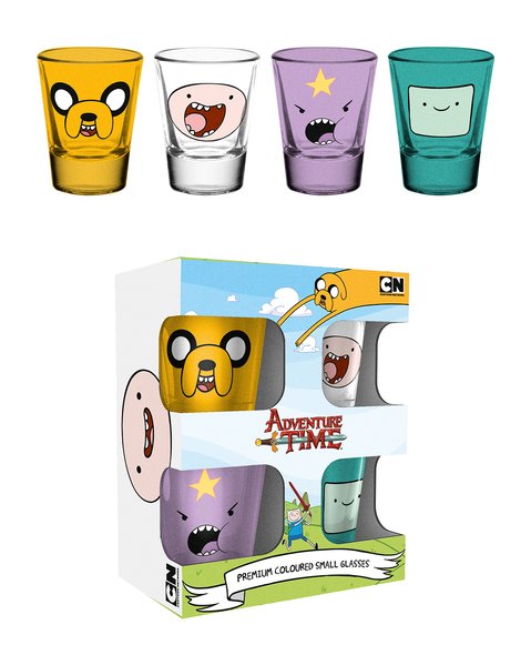 Adventure Time Finn & Jake Shot Glasses - Set of 4