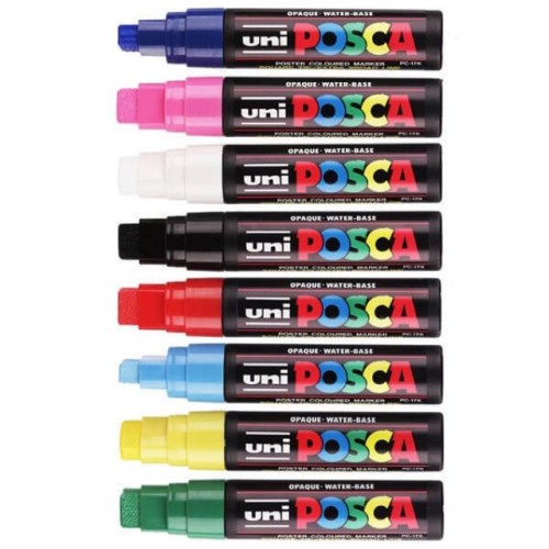 Uni: Posca Marker: PC-17K: Extra Broad Chisel Tip: 15mm