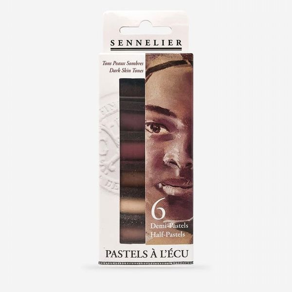 Sennelier : Soft Pastel : Half Stick : Set of 6 : Dark Skin Tones