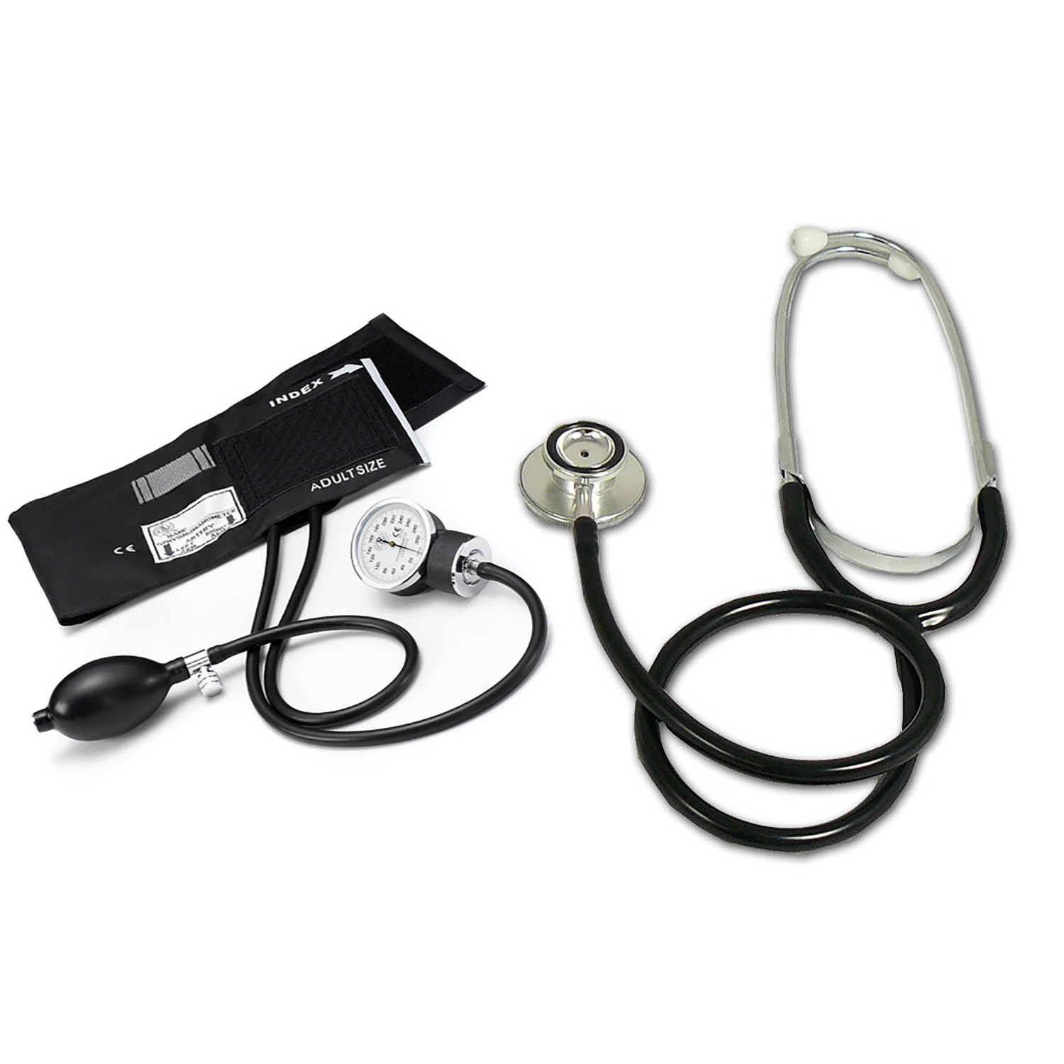 Aneroid Sphygmomanometer With Stethoscope Bundle