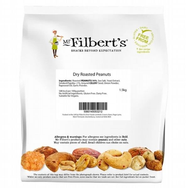 Mr Filbert's Dry Roasted Peanuts 1.5kg